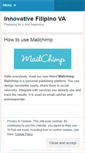 Mobile Screenshot of innovativefilipinova.wordpress.com