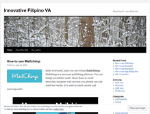 Tablet Screenshot of innovativefilipinova.wordpress.com