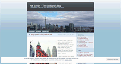 Desktop Screenshot of notinvain.wordpress.com