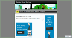 Desktop Screenshot of collisionbendclothing.wordpress.com