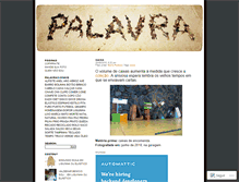 Tablet Screenshot of apalavrachave.wordpress.com