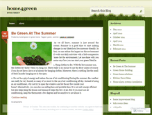 Tablet Screenshot of home4green.wordpress.com