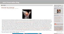 Desktop Screenshot of jointpreservation.wordpress.com