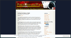 Desktop Screenshot of pokersharkpool.wordpress.com