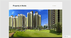 Desktop Screenshot of buypropertyinnoida.wordpress.com