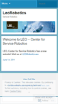 Mobile Screenshot of leorobotics.wordpress.com