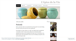 Desktop Screenshot of lepicedelavie.wordpress.com