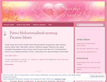 Tablet Screenshot of pacaranislami.wordpress.com