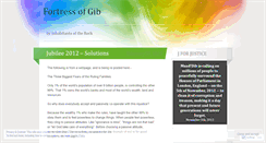 Desktop Screenshot of fortressofgib.wordpress.com