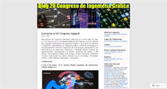 Desktop Screenshot of congresoingegraf.wordpress.com