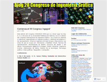 Tablet Screenshot of congresoingegraf.wordpress.com