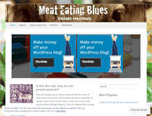 Tablet Screenshot of meateatingblues.wordpress.com