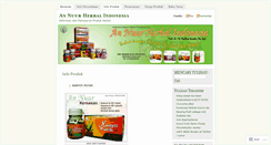 Desktop Screenshot of annuurherbalindonesia.wordpress.com