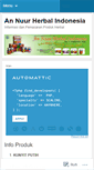 Mobile Screenshot of annuurherbalindonesia.wordpress.com
