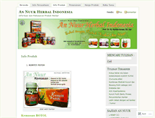 Tablet Screenshot of annuurherbalindonesia.wordpress.com