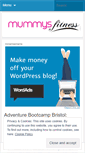 Mobile Screenshot of mummysfitness.wordpress.com