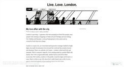 Desktop Screenshot of livelovelondon.wordpress.com
