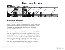 Tablet Screenshot of livelovelondon.wordpress.com