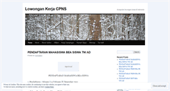 Desktop Screenshot of lowongankerjacpns01.wordpress.com