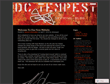 Tablet Screenshot of dctempest.wordpress.com