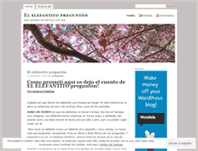 Tablet Screenshot of elelefantitopregunton.wordpress.com