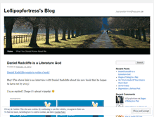 Tablet Screenshot of lollipopfortress.wordpress.com