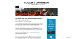 Desktop Screenshot of clade.wordpress.com