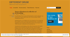 Desktop Screenshot of diffdrum.wordpress.com