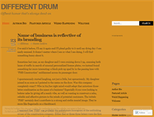 Tablet Screenshot of diffdrum.wordpress.com