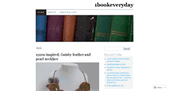 Desktop Screenshot of 1bookeveryday.wordpress.com