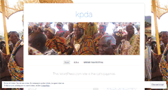 Desktop Screenshot of kpda.wordpress.com