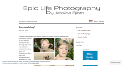 Desktop Screenshot of epiclifephotography.wordpress.com