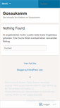 Mobile Screenshot of gosaukamm.wordpress.com