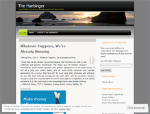 Tablet Screenshot of nbharbinger.wordpress.com