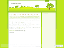 Tablet Screenshot of livingbarefoot.wordpress.com
