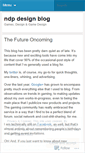 Mobile Screenshot of ndpdesign.wordpress.com