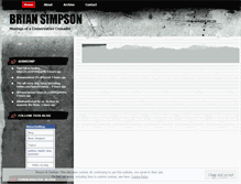 Tablet Screenshot of briansimpson.wordpress.com