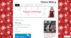 Desktop Screenshot of clairebear4evr.wordpress.com