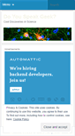 Mobile Screenshot of doyouspeakgeek.wordpress.com