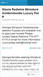 Mobile Screenshot of goldendoodleluxuryclasspetsmyblog.wordpress.com