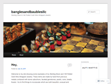 Tablet Screenshot of banglesandbaublesllc.wordpress.com
