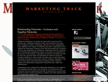 Tablet Screenshot of marketingtrack.wordpress.com