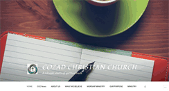 Desktop Screenshot of cozadchristianchurch.wordpress.com