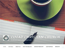 Tablet Screenshot of cozadchristianchurch.wordpress.com