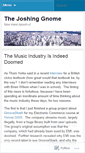 Mobile Screenshot of joshinggnome.wordpress.com