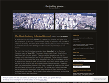 Tablet Screenshot of joshinggnome.wordpress.com