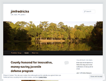 Tablet Screenshot of jimfredricks.wordpress.com