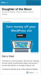 Mobile Screenshot of daughterofthemoon.wordpress.com