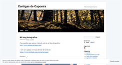 Desktop Screenshot of capoeiradb.wordpress.com