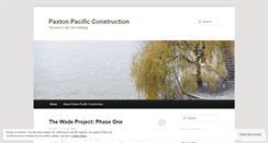 Desktop Screenshot of paxtonpacific.wordpress.com